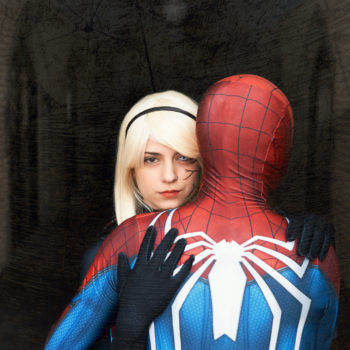 Gwenom + Spiderman Cosplay