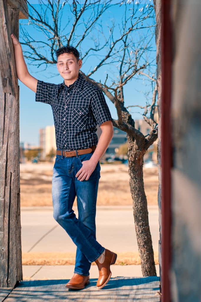 Christian senior portrait