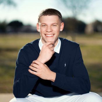 Jalen Senior Pics at J.R. Newman Park in Frisco