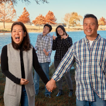 Kim Family Portraits at Vial Lake in Frisco